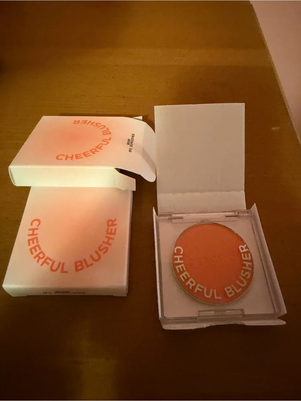 Cheerful Blusher Compact - Peach Pink Duo (2 Count)